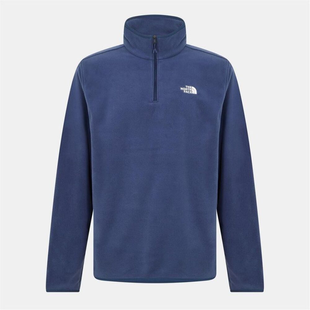 The North Face Mens Glacier Fleece Quarter Zip Sweatshirt / Navy